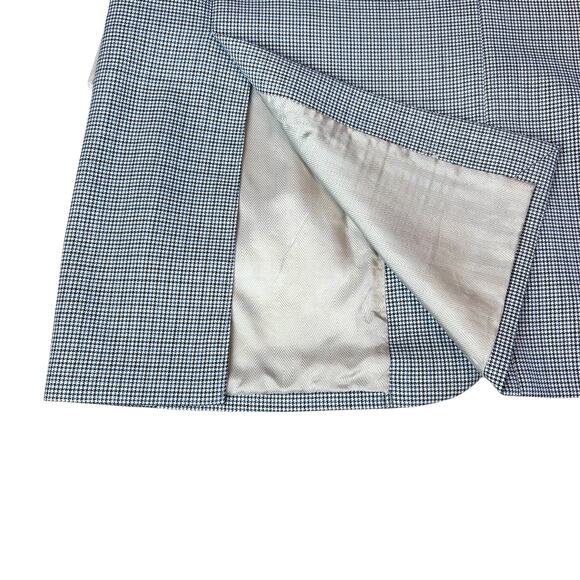 Joseph Abboud Wool Houndstooth Blazer Sport Coat 2-Button Jacket Sz 42L - Picture 13 of 13